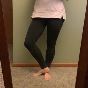 Lululemon full length leggings. Dark gray.